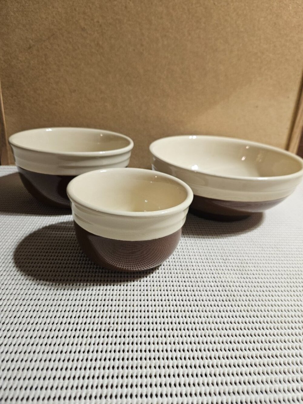 Vintage 3 Piece Mixing Bowl Set
